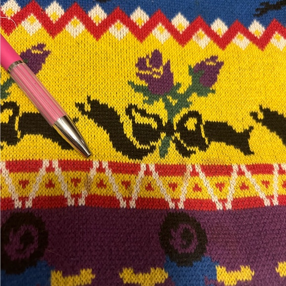 Betsey Johnson Vintage Archive Punk Label Reissue Knit Sweater Dress - Picture 9 of 9